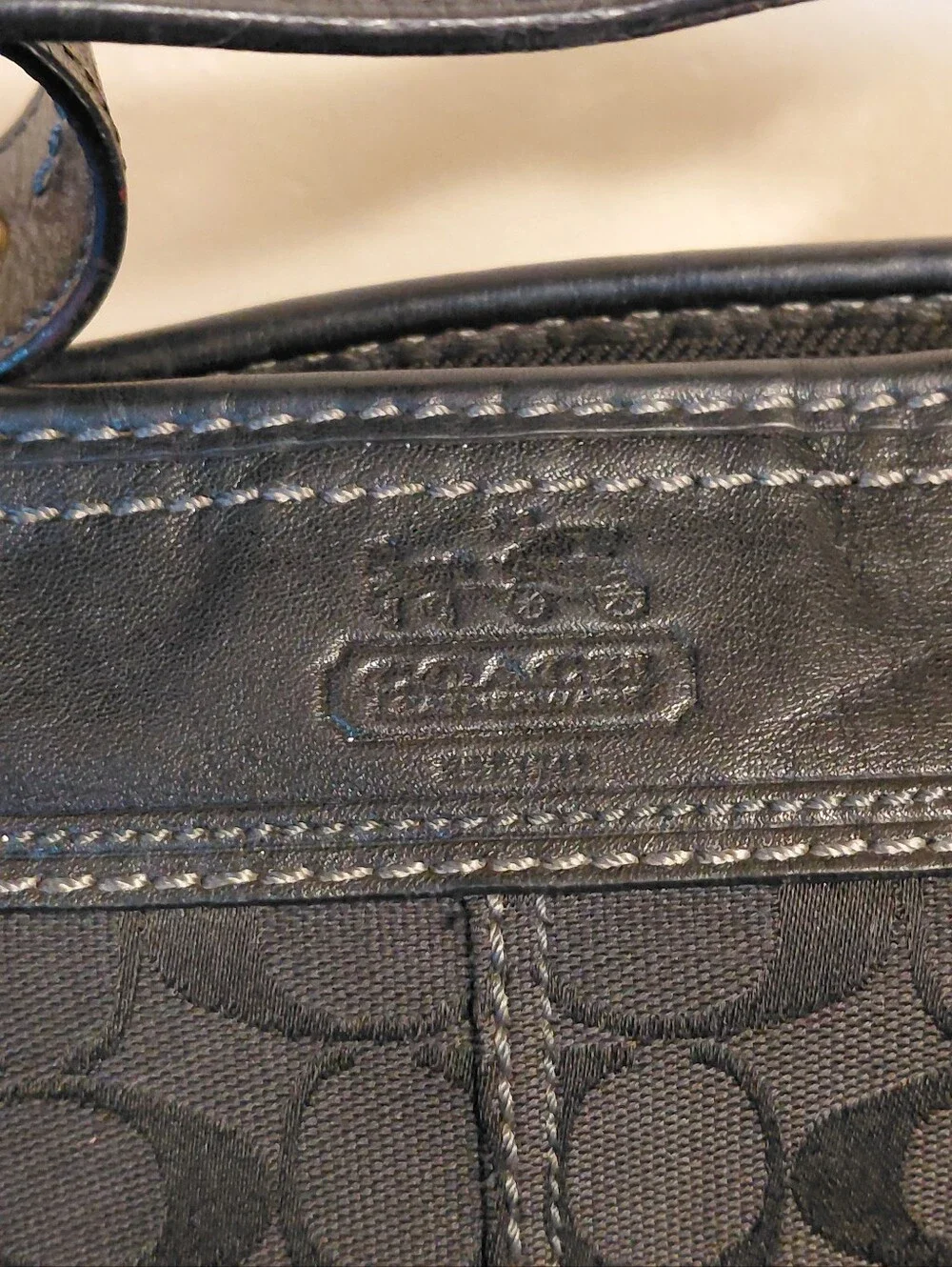 Coach Bleecker Signature Jacquard Duffle Style Bag # 11437